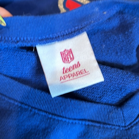 Buffalo bills red and blue glitter sweatshirt - Picture 3 of 3